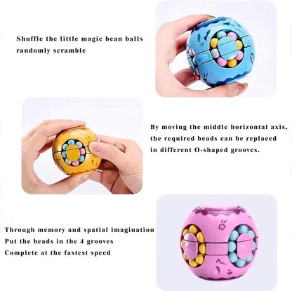 Rotating Puzzle Ball – Educational Brain Teaser & Fidget Spinner