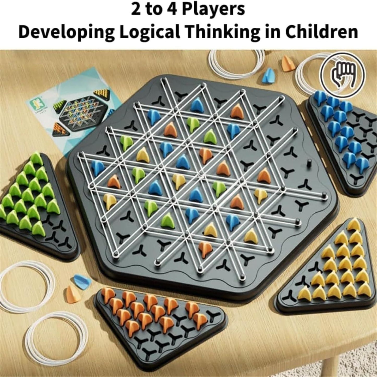 Chain Triangle Chess Game – Fun & Educational Board Game for All Ages